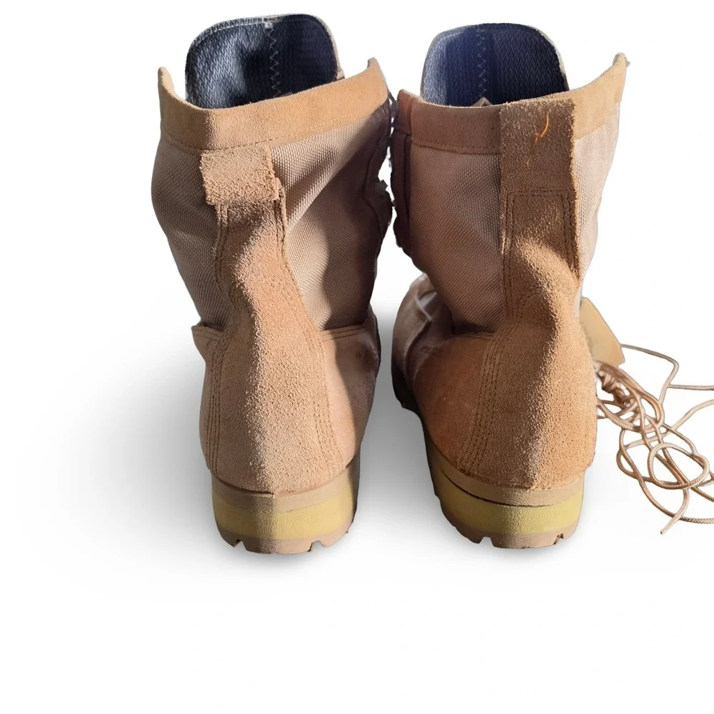 NWT Wellco Army Combat Boot Temperate Weather Vibram Suede‎ Tan Mens Size 15.5 R